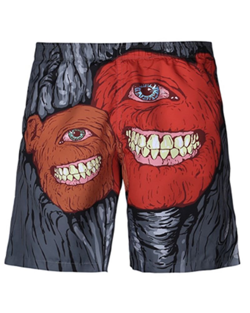 3D Hjerteformede Strandshorts Til Mænd