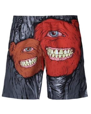 3D Hjerteformede Strandshorts Til Mænd