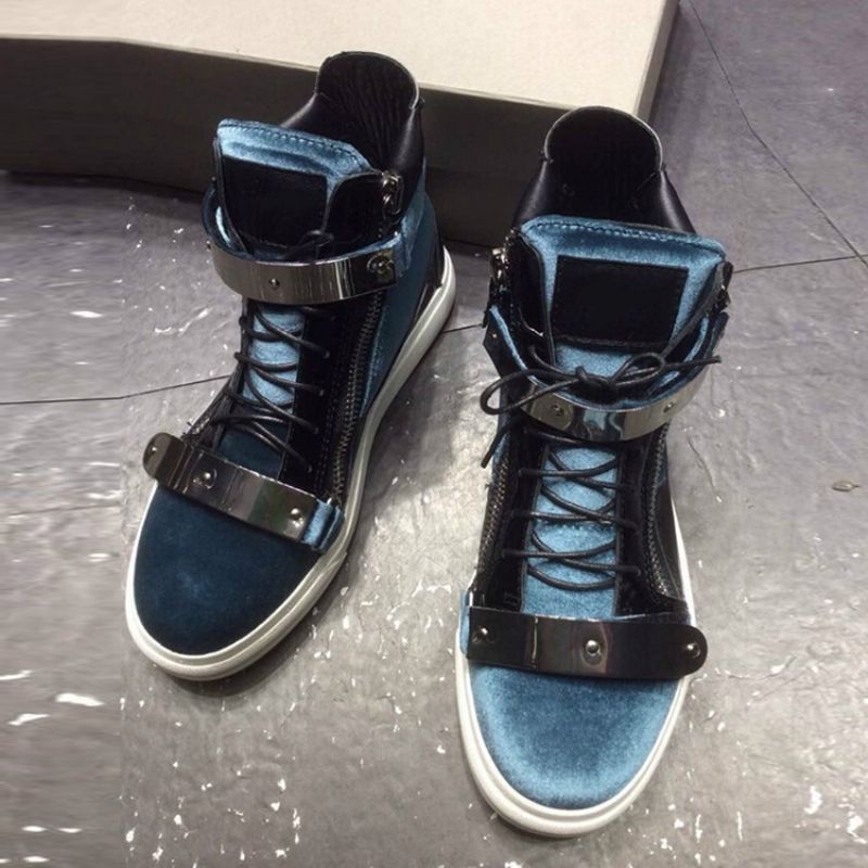 Seje Patchwork Herresneakers Med Snøre