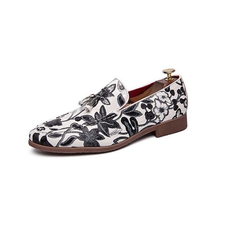 Slip-On Color Block Rund Toe Herresko