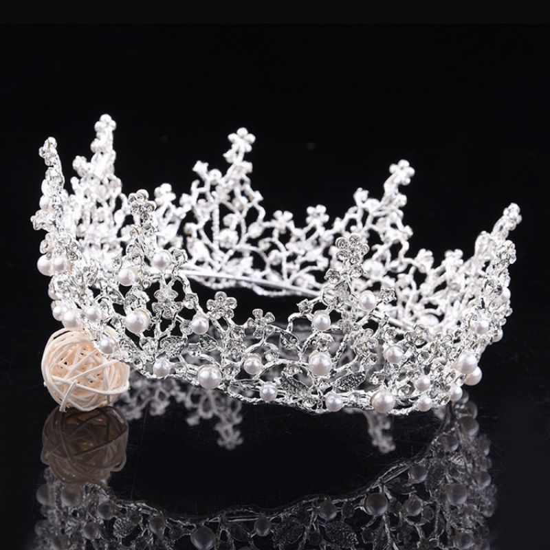 Wedding Pearl Tiara Hårtilbehør