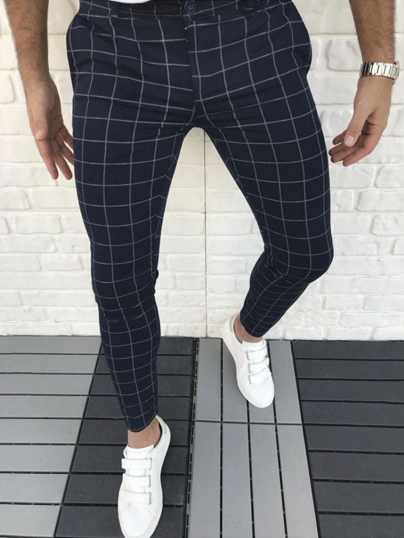 Plaid Pencil Pants Lynlås Four Seasons Casual Pants