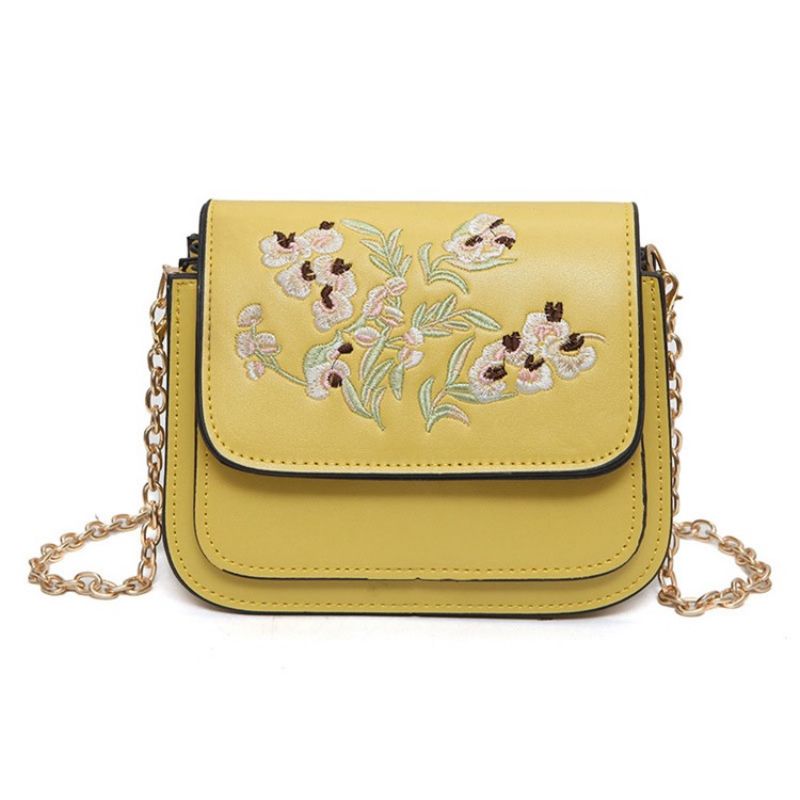 All Match Broderi Multilayer Crossbody Taske