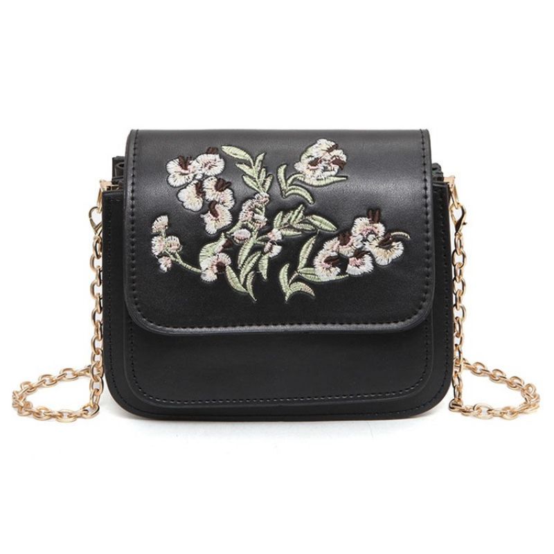 All Match Broderi Multilayer Crossbody Taske