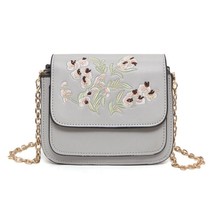 All Match Broderi Multilayer Crossbody Taske