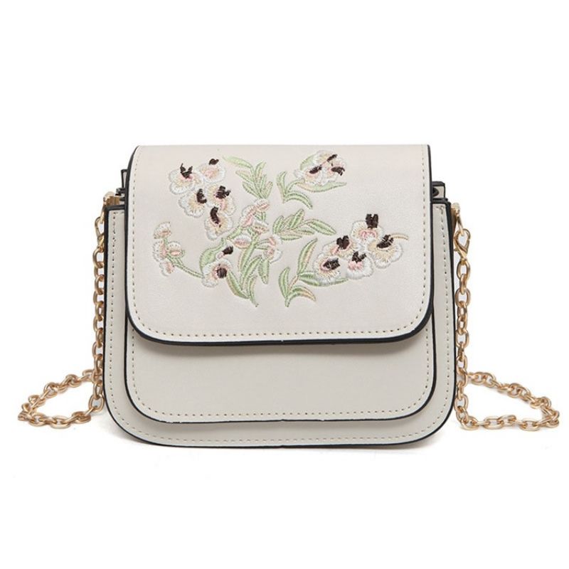 All Match Broderi Multilayer Crossbody Taske