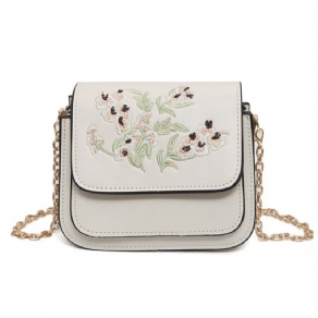 All Match Broderi Multilayer Crossbody Taske