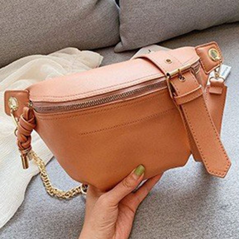 Almindelig Lynlås Sadel Crossbody Tasker