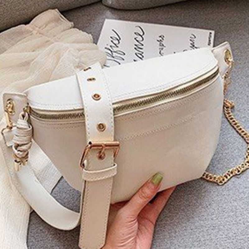 Almindelig Lynlås Sadel Crossbody Tasker