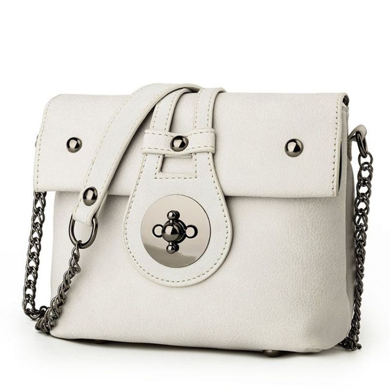 Erircdress Candy Color Latch Mini Crossbody-Taske