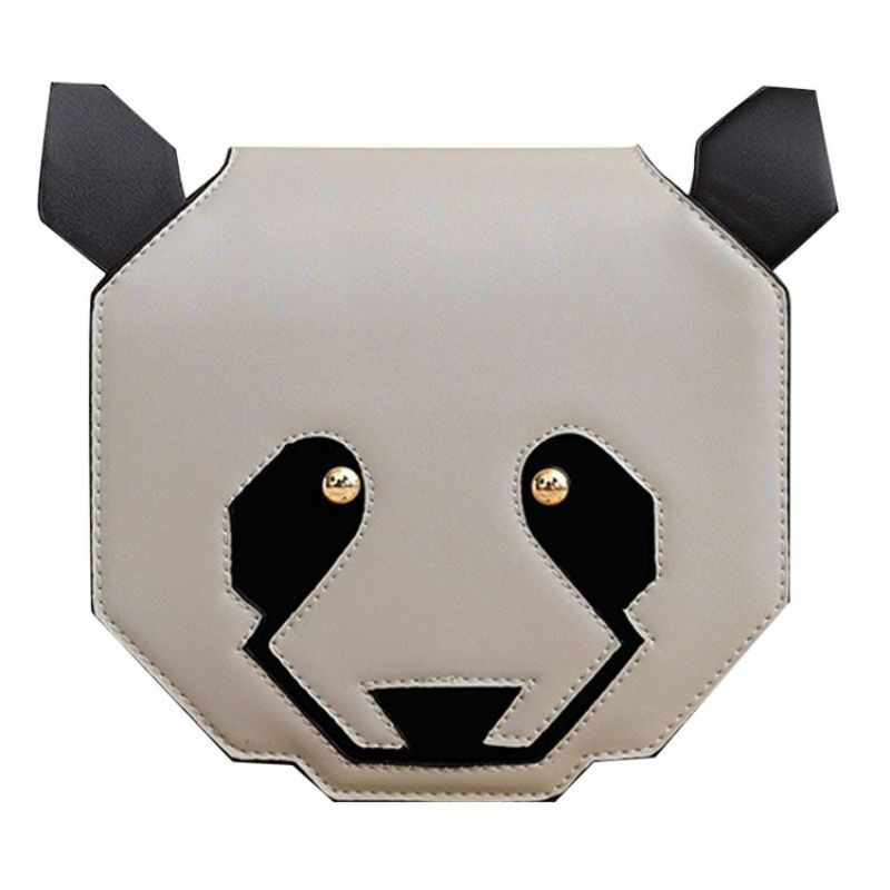 Hyggelig Tegneserie Panda Shape Crossbody Taske