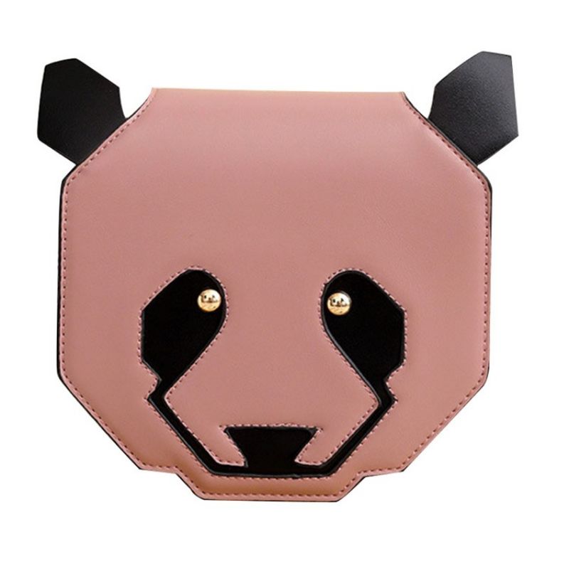 Hyggelig Tegneserie Panda Shape Crossbody Taske