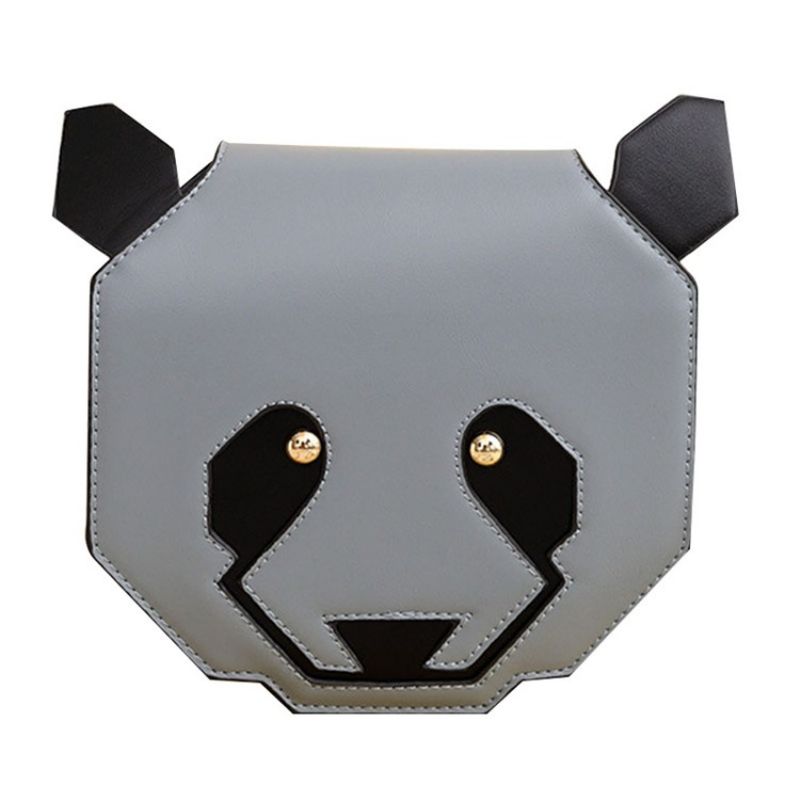 Hyggelig Tegneserie Panda Shape Crossbody Taske