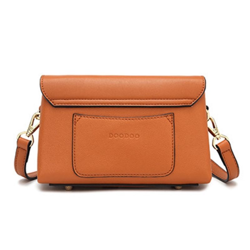 Koreansk Stil Lås Dekoration Crossbody Taske