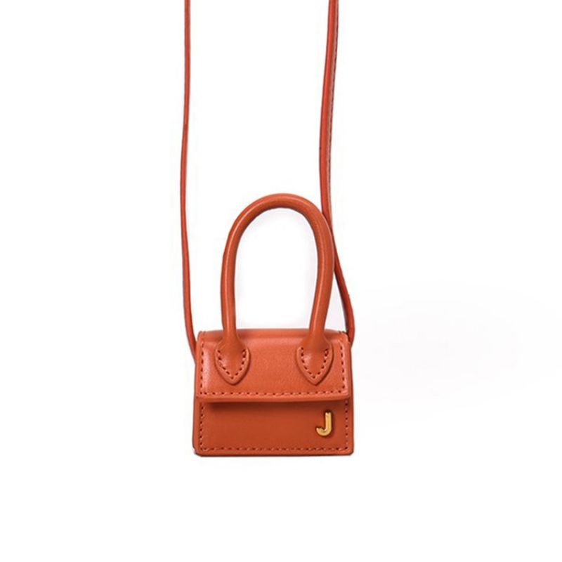 Mini Plain Square Crossbody Taske