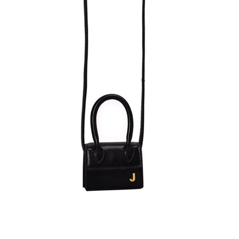 Mini Plain Square Crossbody Taske