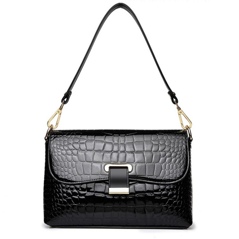 Mode Pu Alligator Crossbody Dametasker