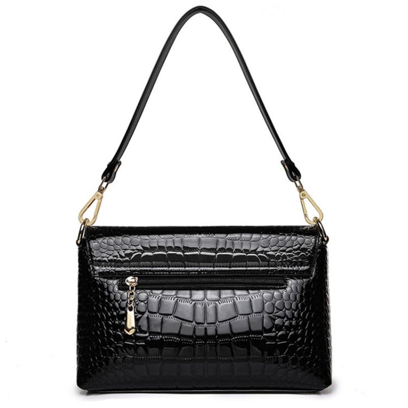 Mode Pu Alligator Crossbody Dametasker