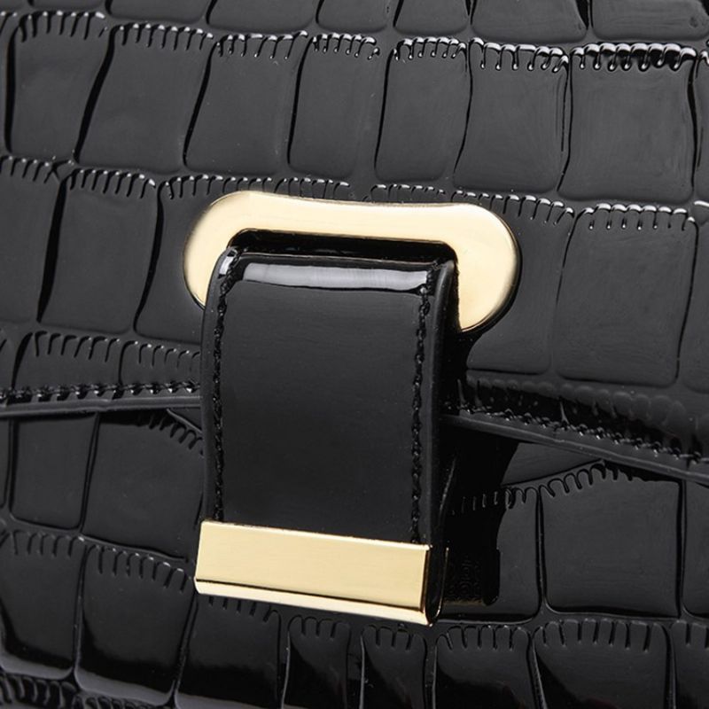 Mode Pu Alligator Crossbody Dametasker