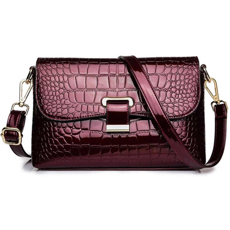 Mode Pu Alligator Crossbody Dametasker