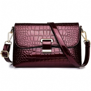 Mode Pu Alligator Crossbody Dametasker