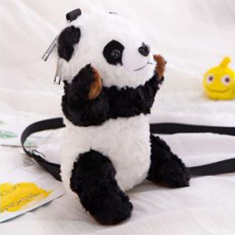 Nylon Panda Crossbody Tasker