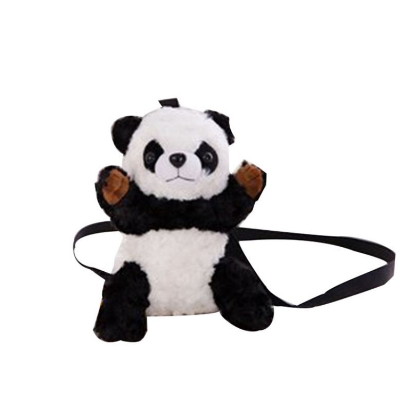 Nylon Panda Crossbody Tasker