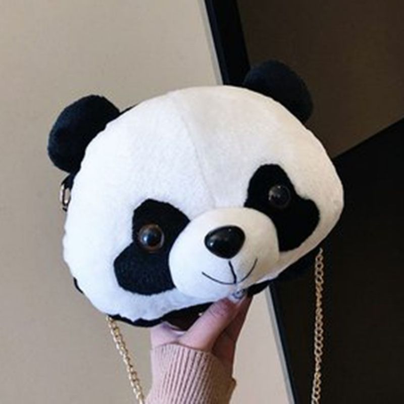 Panda Polyester Chain Crossbody Tasker