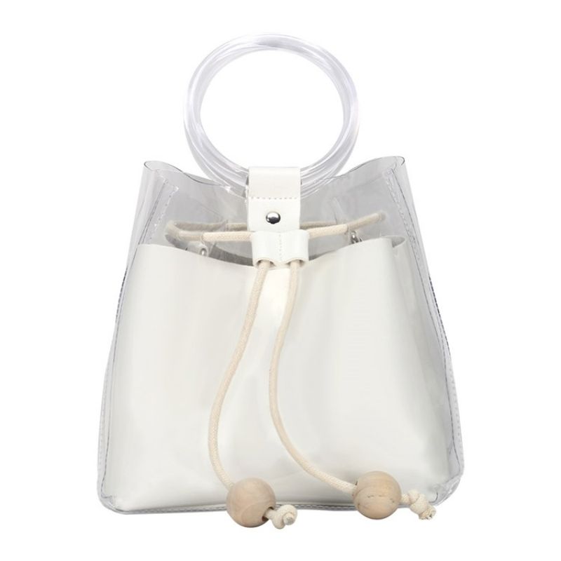 Pvc Almindelige Europæiske Tøndeformede Crossbody-Tasker