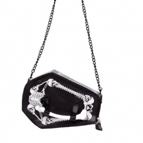 Skull Pu Tråd Trunk Tote Bags