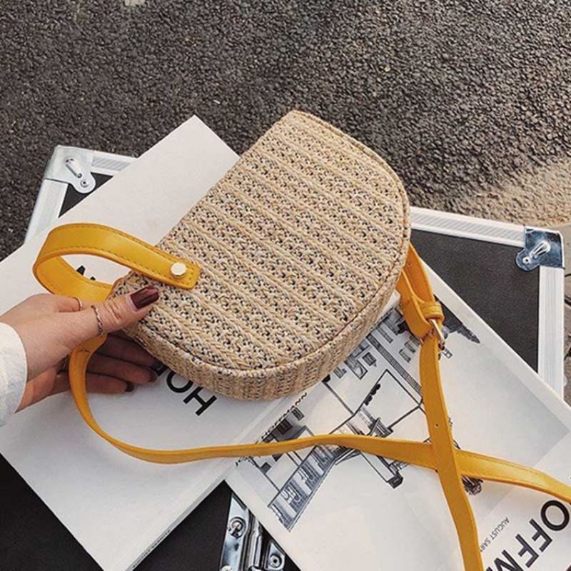 Straw Mode Crossbody Tasker