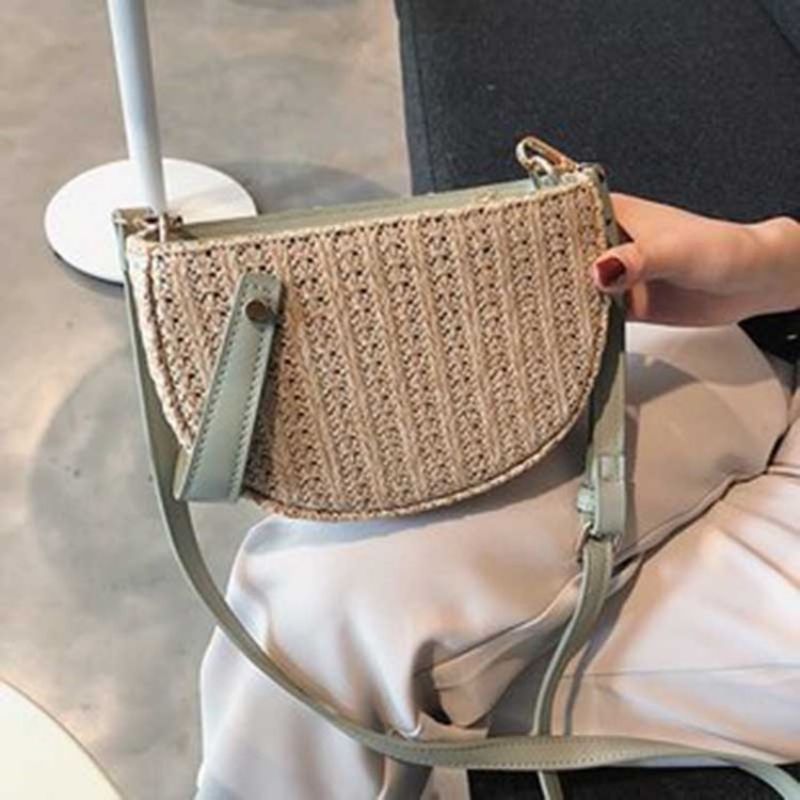 Straw Mode Crossbody Tasker