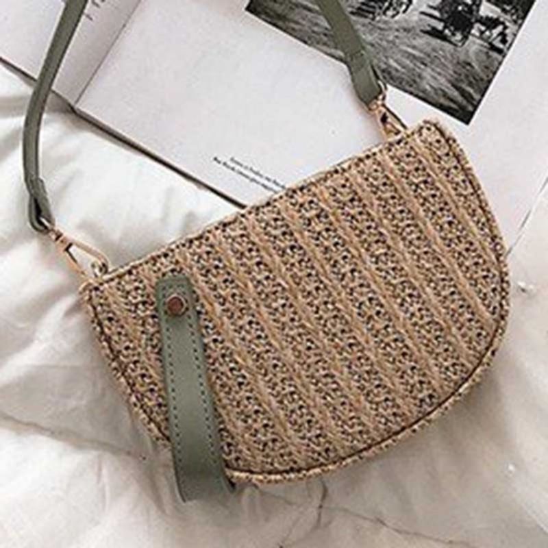 Straw Mode Crossbody Tasker