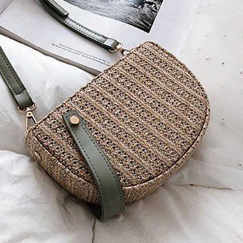 Straw Mode Crossbody Tasker