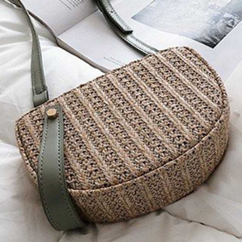 Straw Mode Crossbody Tasker