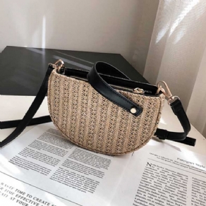 Straw Mode Crossbody Tasker