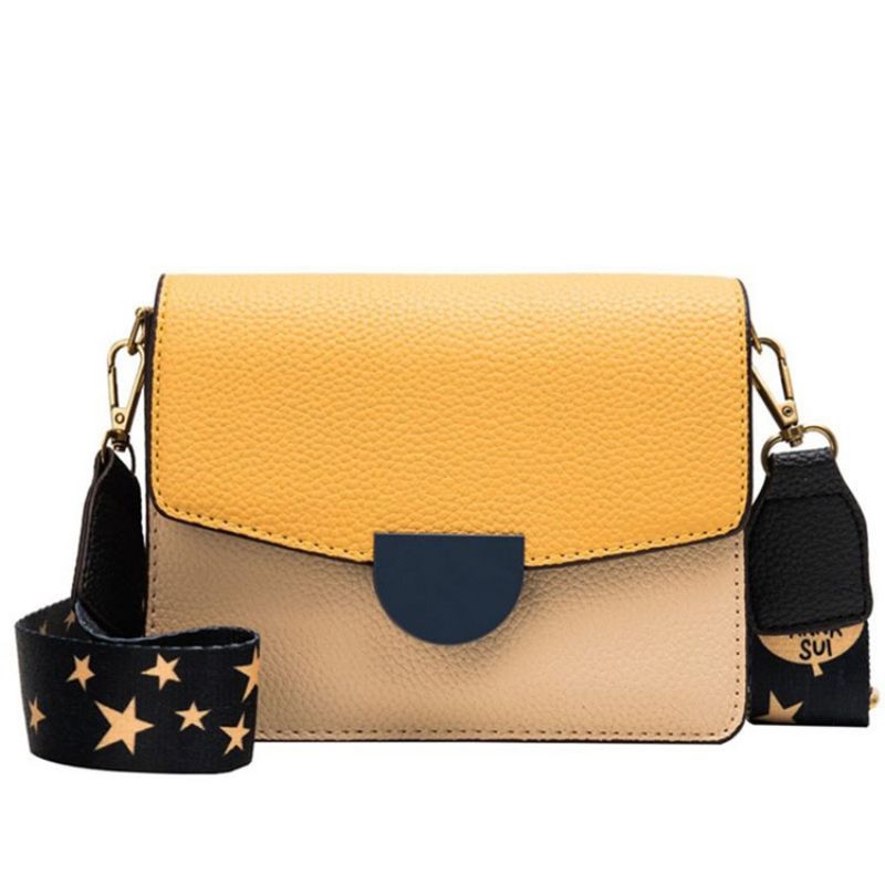 Tråd Pu Square Star Crossbody Taske