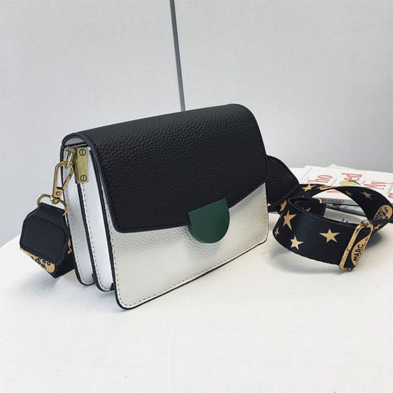 Tråd Pu Square Star Crossbody Taske