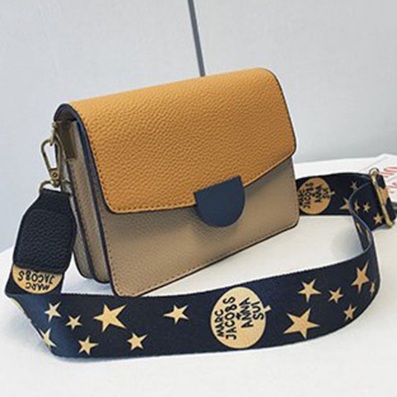 Tråd Pu Square Star Crossbody Taske