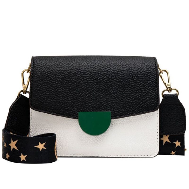 Tråd Pu Square Star Crossbody Taske