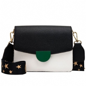 Tråd Pu Square Star Crossbody Taske