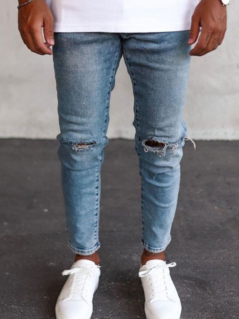 Almindeligt Blyantbukser European Zipper Jeans