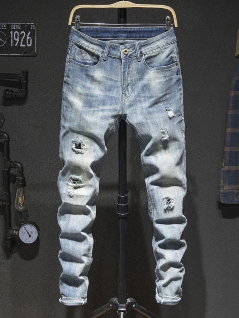 Jeans Med Almindeligt Hul Mellem Talje