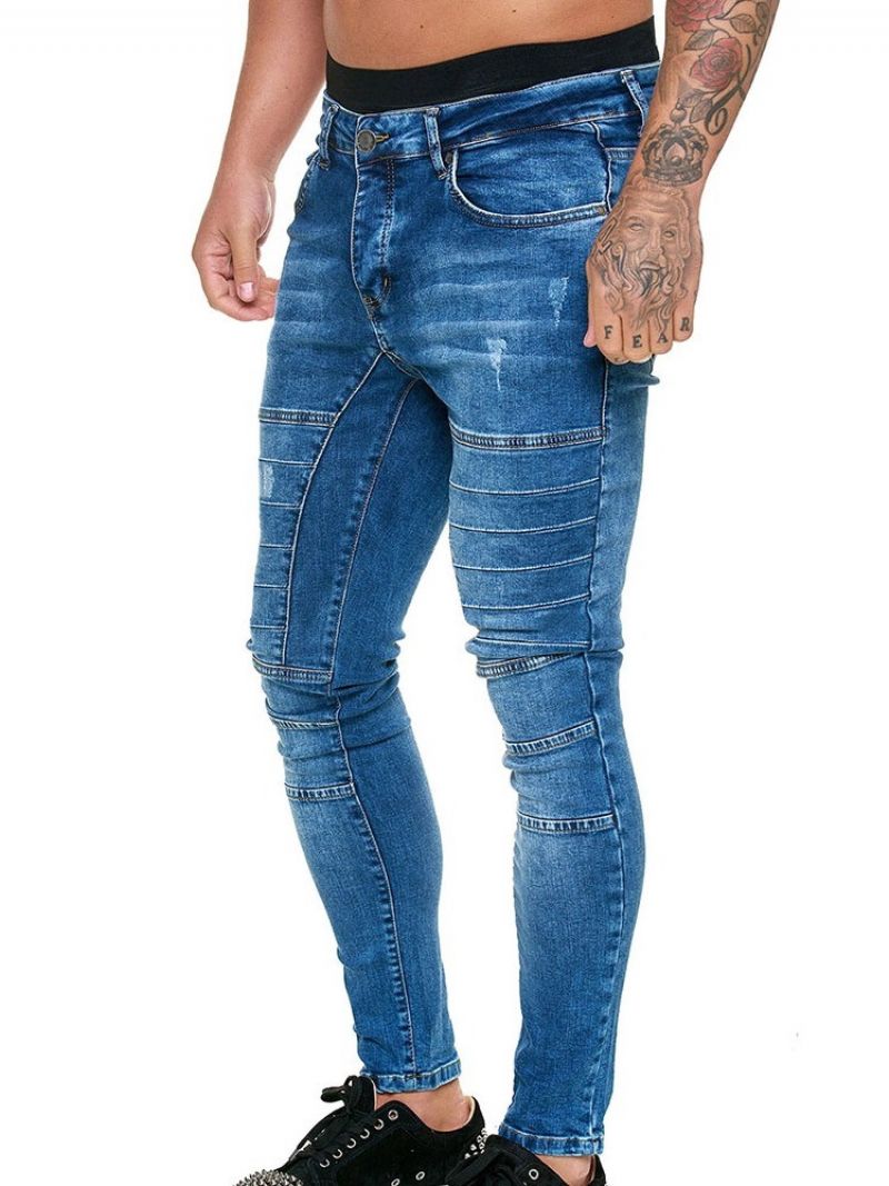 Knap Almindelige Blyantbukser Til Mænd Afslappede Jeans