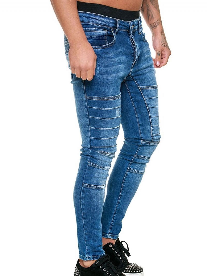 Knap Almindelige Blyantbukser Til Mænd Afslappede Jeans