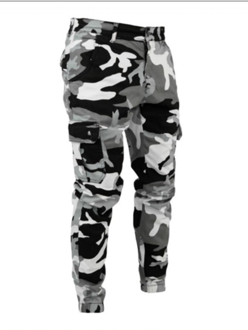 Pencil Pants Camouflage Europæiske Mænds Jeans