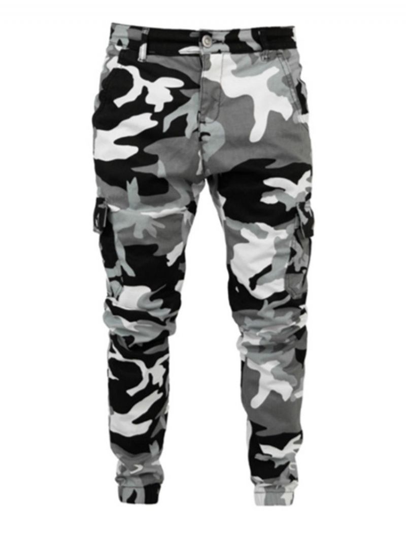 Pencil Pants Camouflage Europæiske Mænds Jeans