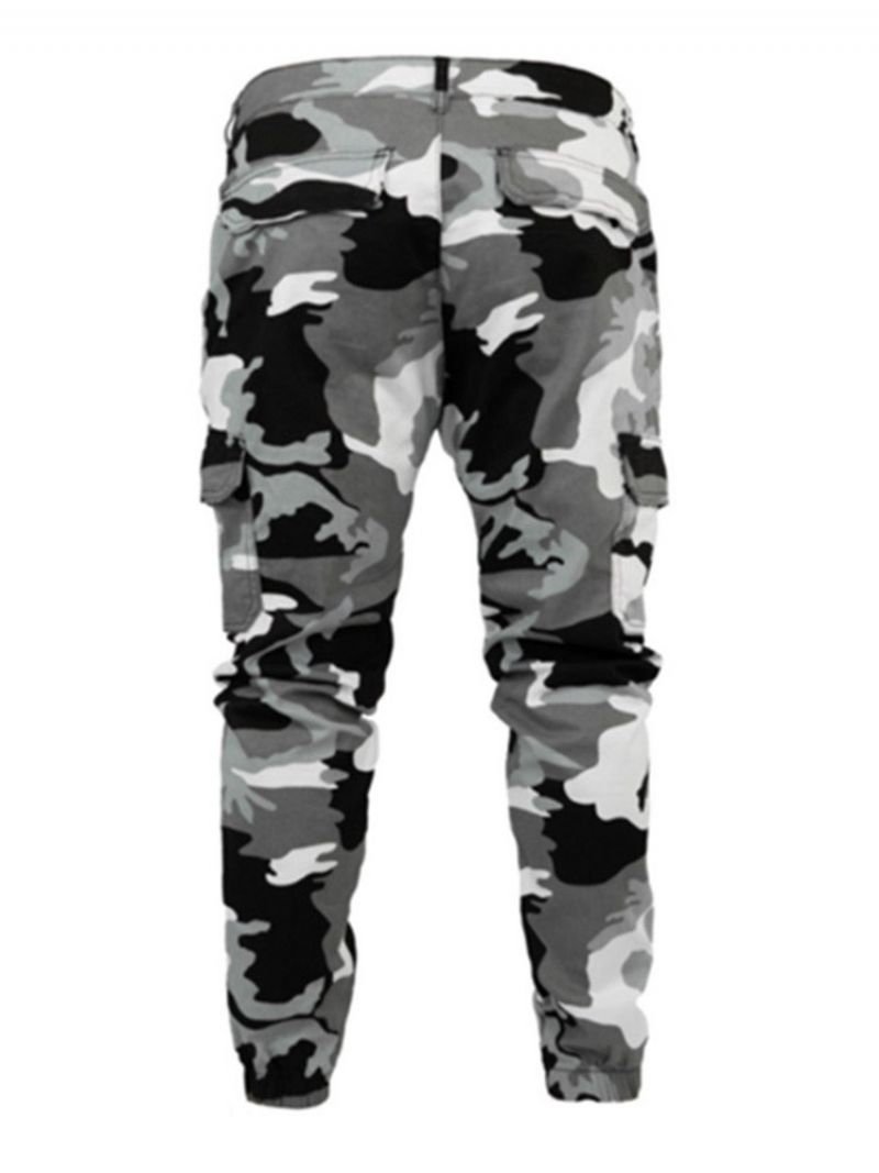 Pencil Pants Camouflage Europæiske Mænds Jeans