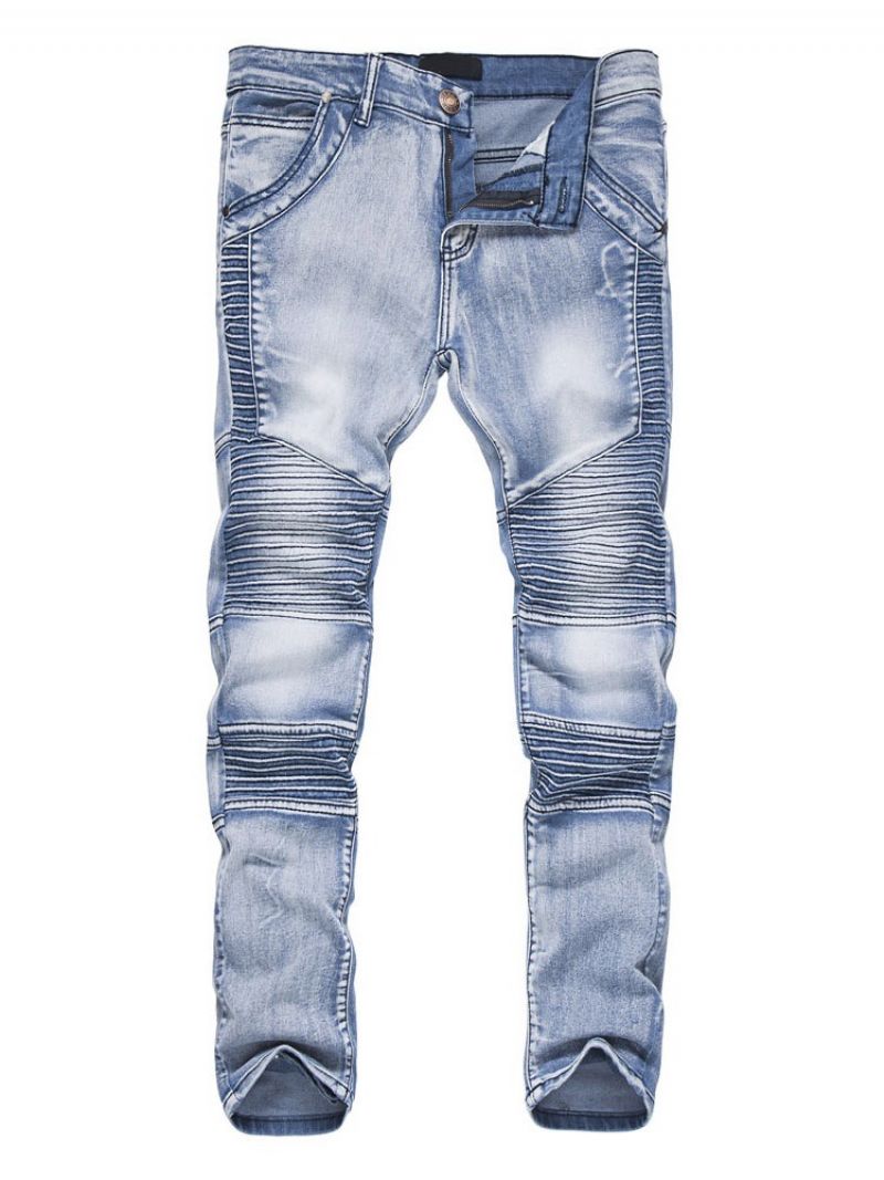 Slidte Pencil Pants Casual Jeans Med Mellemtalje