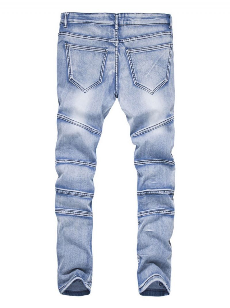 Slidte Pencil Pants Casual Jeans Med Mellemtalje